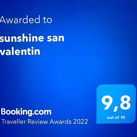 Sunshine San Valentin Apartmán